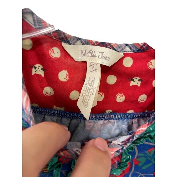 MATILDA JANE Make Believe I Believe Tunic Floral Top Girl’s Size 4 4T - Picture 2 of 3